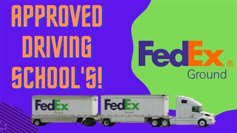 Can't have multiple infractions on your driving record within the past 3 years. . Fedex approved driving schools